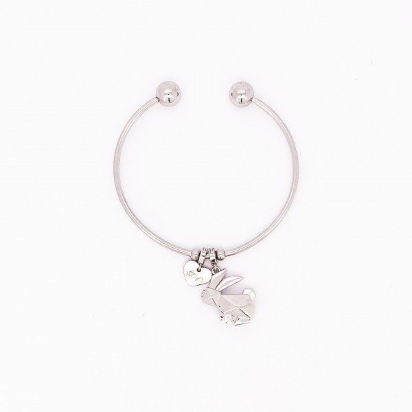 AB01 Origami-Rabbit Bangle