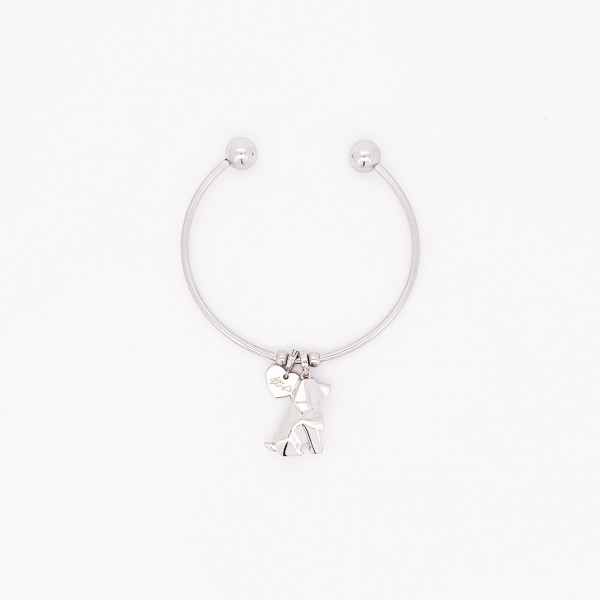 AB04 Origami-Doggy Bangle