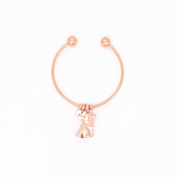 AB04 Origami-Doggy Bangle