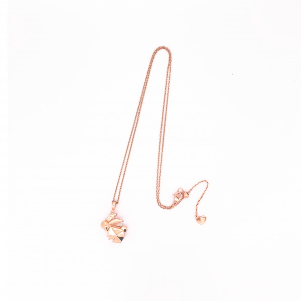 AN01 Origami-Rabbit Necklace