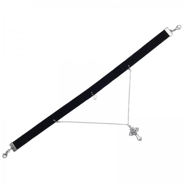 BC003V Black Choker