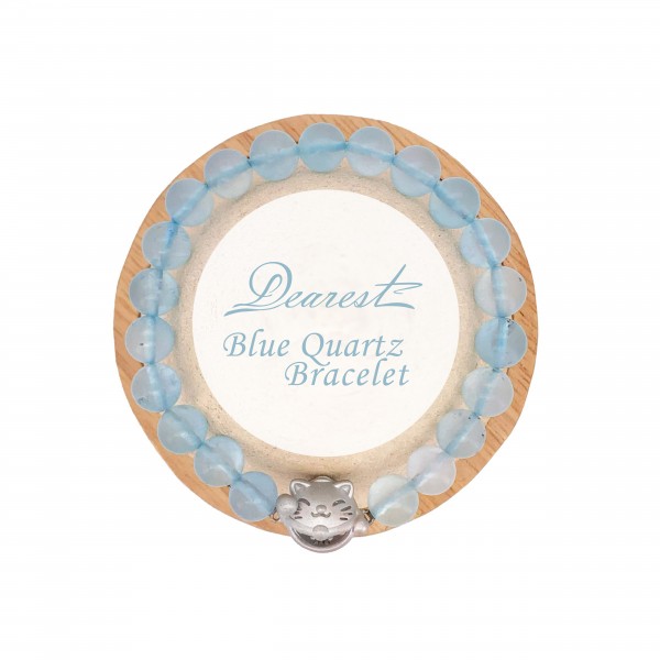 藍水晶天然水晶香薰手鏈 Blue Quartz Bracelet