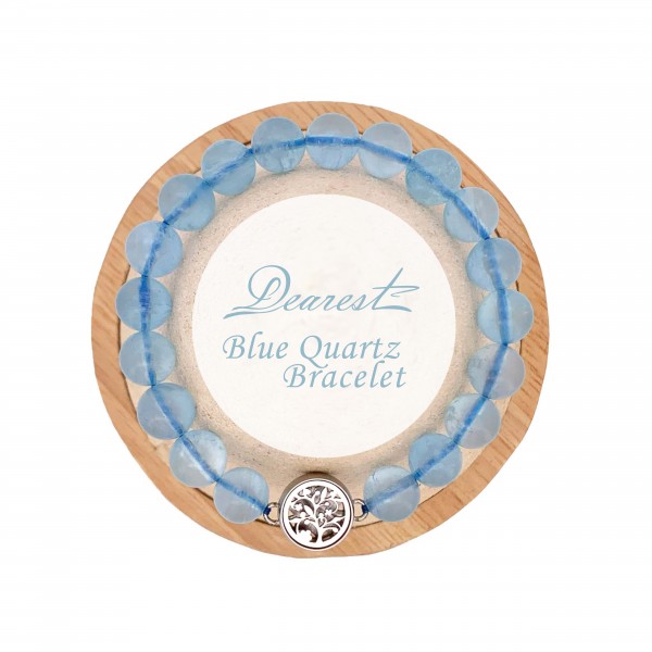藍水晶天然水晶香薰手鏈 Blue Quartz Bracelet