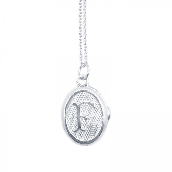 DN0010F Alphabet 925 Silver Necklace