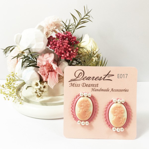 ME017 Vintage Queen Earrings 復古女皇耳環