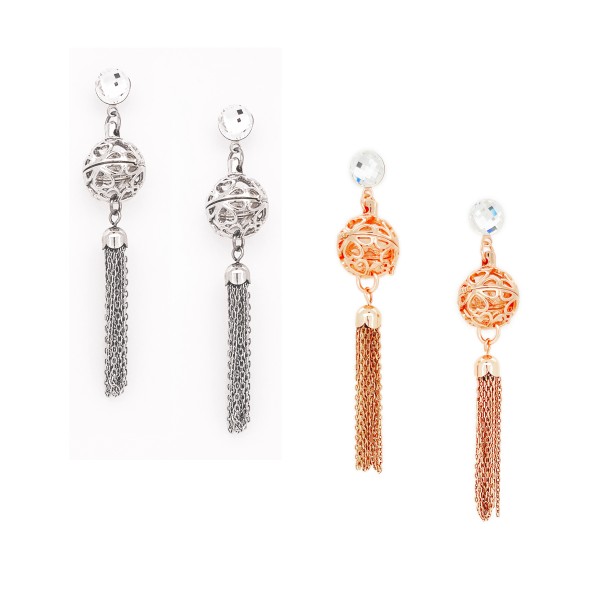 EE01 Classics-Classic Tassel Earrings