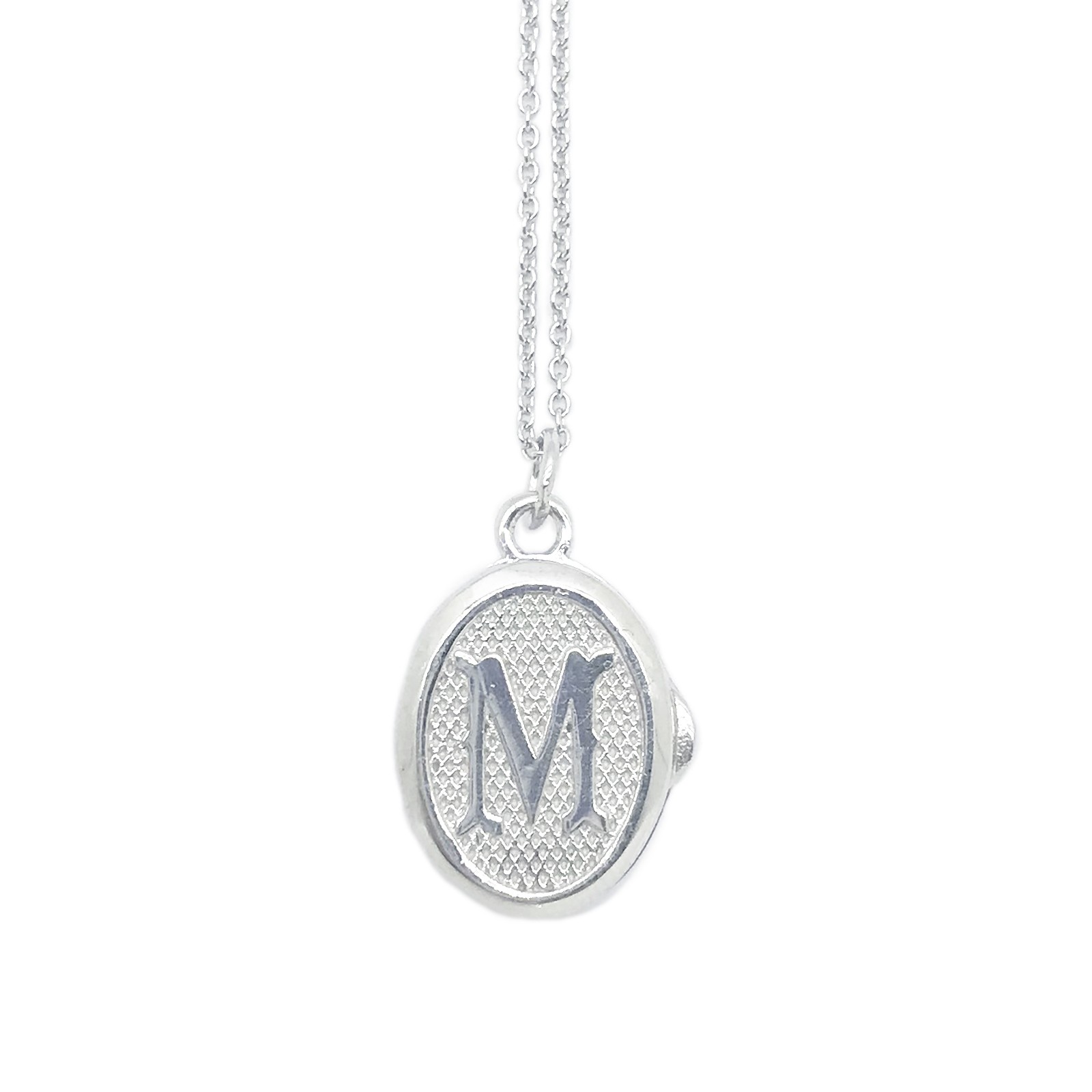 LNM Alphabet 925 Silver Necklace