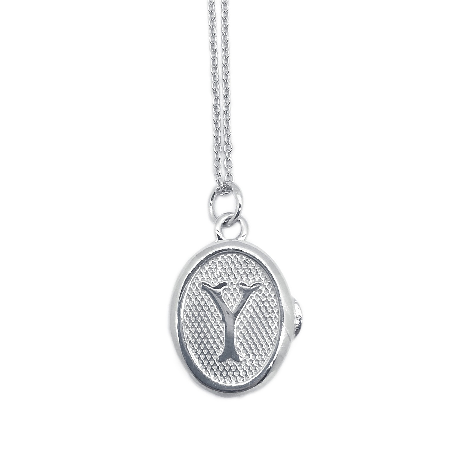 LNY Alphabet 925 Silver Necklace