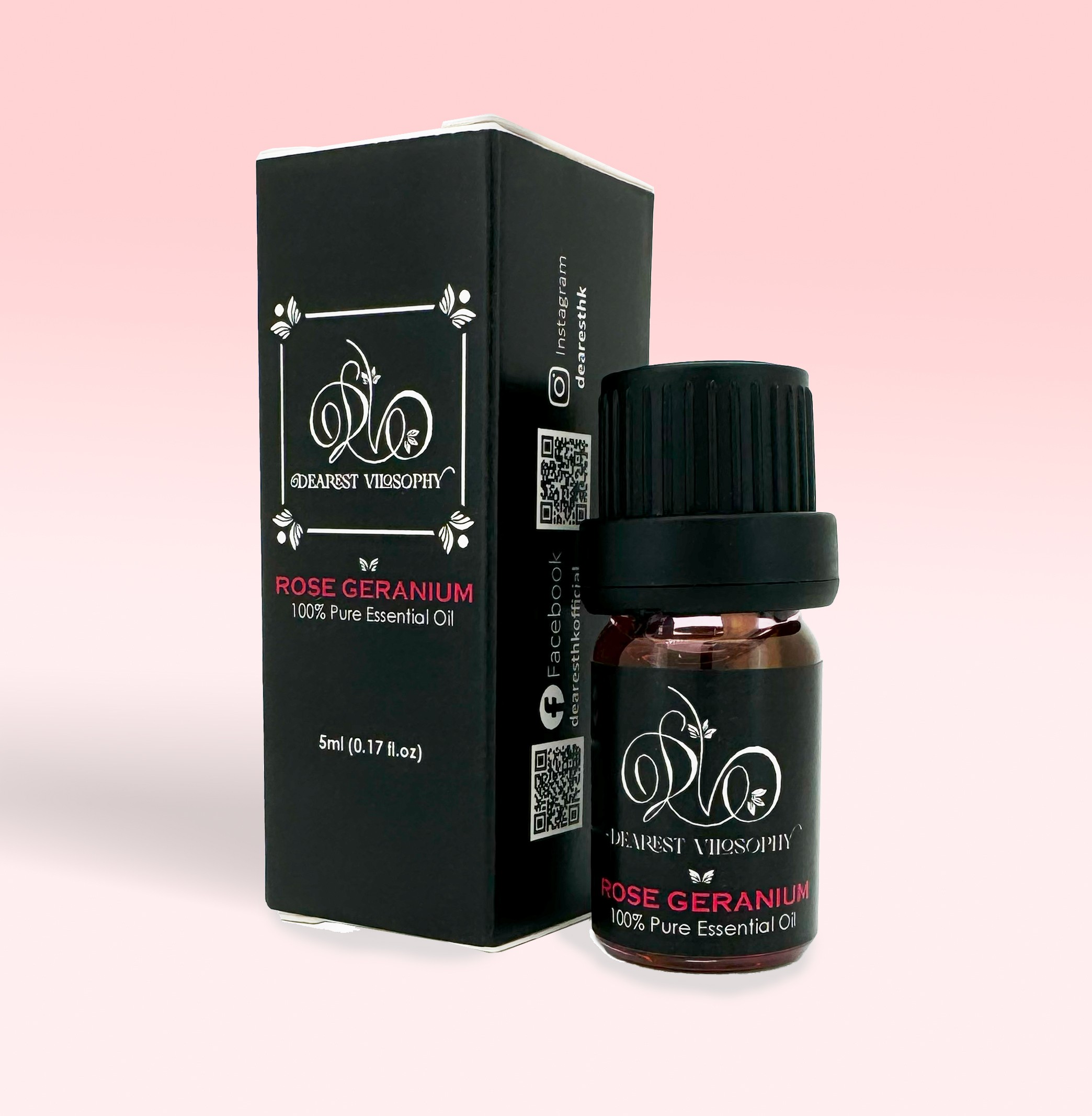 ES008 Dearest Rose Geranium Essential Oil 5ml