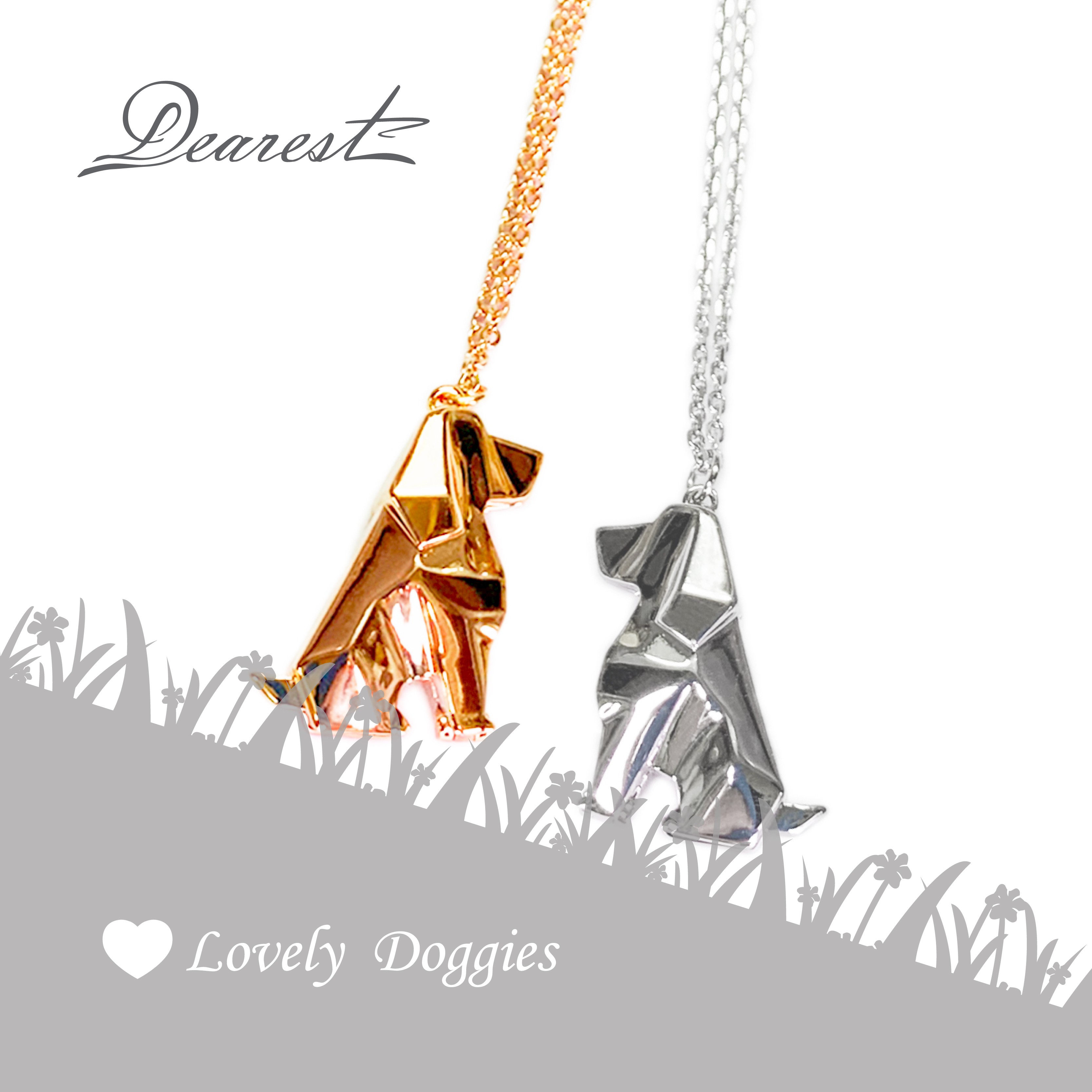 AN03 The Gardens Doggy Necklace
