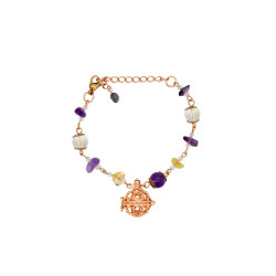 學業時尚天然水晶香薰手鏈 Fashion Academic Crystal Bracelet